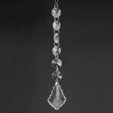 10Pcs lot 6+1 Acrylic Diamonds Wedding Decoration Crystal Gems Hangings Decor(E)