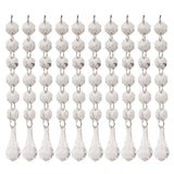 10Pcs lot 6+1 Acrylic Diamonds Wedding Decoration Crystal Gems Hangings Decor(F) In Australia - Darrahopens