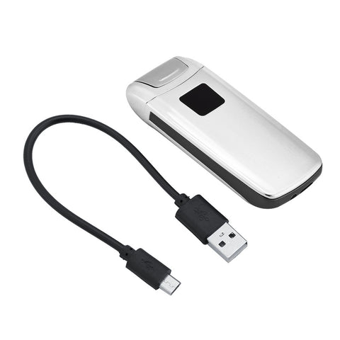 Dual Arc Touch Sensor USB Rechargeable Portable Electric Windproof Cigarette Lighter (Silver) In Australia - Darrahopens