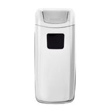 Dual Arc Touch Sensor USB Rechargeable Portable Electric Windproof Cigarette Lighter (Silver)