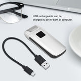 Dual Arc Touch Sensor USB Rechargeable Portable Electric Windproof Cigarette Lighter (Silver) In Australia - Darrahopens