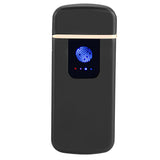 USB Rechargeable Touch Sensor Electric Windproof Cigarette Lighter Electricity Display (Black) In Australia - Darrahopens