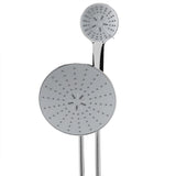 Chrome Plate High Pressure 3 Way Multi Setting Rainfall Style Dual Handheld Shower Head Combo