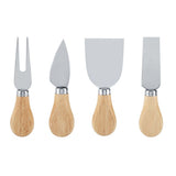 4PCS/Set Stainless Steel Cheese Knives Set Wooden Handle Cheese Cutting Knife Slicer Cutter Set In Australia - Darrahopens