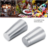 Stainless Steel Sturdy Durable Cocktail Cup Shaker Bar Home Kitchen Tool(Silver)