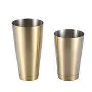 Stainless Steel Sturdy Durable Cocktail Cup Shaker Bar Home Kitchen Tool(Titanium Golden) In Australia - Darrahopens