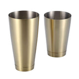 Stainless Steel Sturdy Durable Cocktail Cup Shaker Bar Home Kitchen Tool(Titanium Golden) In Australia - Darrahopens