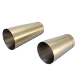 Stainless Steel Sturdy Durable Cocktail Cup Shaker Bar Home Kitchen Tool(Titanium Golden)