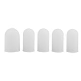 5pcs Silicone Finger Protector Thumbs Cover Fingertip Gloves for Heat Cooking Baking Barbecue B