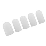 5pcs Silicone Finger Protector Thumbs Cover Fingertip Gloves for Heat Cooking Baking Barbecue B