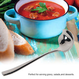 Stainless Steel Sauce Drizzle Spoon with Spout Sugar Spoon Cooking Utensil Tool