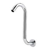 Bathroom Accessory 8inch 201 Stainless Steel High Rise S-Curved Shower Extension Arm In Australia - Darrahopens