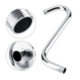 Bathroom Accessory 8inch 201 Stainless Steel High Rise S-Curved Shower Extension Arm In Australia - Darrahopens