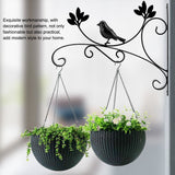 Iron Wall Hanging Bracket Plant Hanger Flower Pot Hook for Home Garden Decor In Australia - Darrahopens