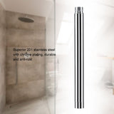 Bathroom Accessory 8inch Round 201 Stainless Steel Shower Extension Tube With Chrome Plating