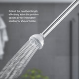 Bathroom Accessory 8inch Round 201 Stainless Steel Shower Extension Tube With Chrome Plating