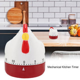 Lovely Chicken Timer Mechanical Kitchen Cooking Alarm Clock for Home Decor Timing Reminder