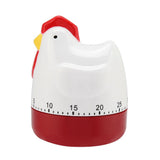 Lovely Chicken Timer Mechanical Kitchen Cooking Alarm Clock for Home Decor Timing Reminder