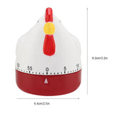 Lovely Chicken Timer Mechanical Kitchen Cooking Alarm Clock for Home Decor Timing Reminder
