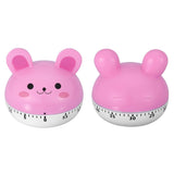 Mechanical Cooking Timer Manual Animal Shape Counters for Kitchen Timing Tool(Pink Rabbit) In Australia - Darrahopens