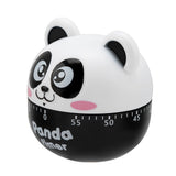 Mechanical Kitchen Timer Manual Animal Shape Counters for Cooking Timing Tool(Black) In Australia - Darrahopens