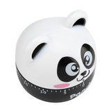 Mechanical Kitchen Timer Manual Animal Shape Counters for Cooking Timing Tool(Black)