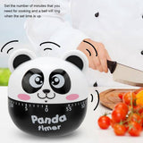 Mechanical Kitchen Timer Manual Animal Shape Counters for Cooking Timing Tool(Black)