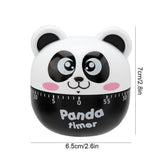 Mechanical Kitchen Timer Manual Animal Shape Counters for Cooking Timing Tool(Black)
