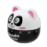Mechanical Kitchen Timer Manual Animal Shape Counters for Cooking Timing Tool(Pink)