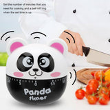 Mechanical Kitchen Timer Manual Animal Shape Counters for Cooking Timing Tool(Pink)