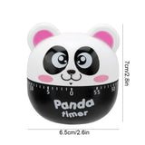 Mechanical Kitchen Timer Manual Animal Shape Counters for Cooking Timing Tool(Pink)
