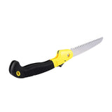 Multifunctional Folding Hand Saw Cutting Fruit Trees Pruning Trimming Gardening Tools(Yellow)