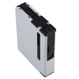 2 in 1 Metal Cigarette Case with Gas Charging Windproof Cigarette Lighter (White)
