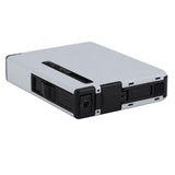 2 in 1 Metal Cigarette Case with Gas Charging Windproof Cigarette Lighter (White)