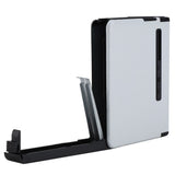 2 in 1 Metal Cigarette Case with Gas Charging Windproof Cigarette Lighter (White)