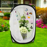 Large Foldable Portable Durable Ventilated Butterfly House Breeding Cage