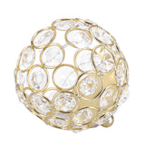 Crystal Tea Light Candle Holders Wedding Decor Table Centerpieces (Gold Diameter 8cm) In Australia - Darrahopens