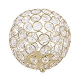 Crystal Tea Light Candle Holders Wedding Decor Table Centerpieces (Gold Diameter 12cm) In Australia - Darrahopens