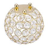 Crystal Tea Light Candle Holders Wedding Decor Table Centerpieces (Gold Diameter 12cm)