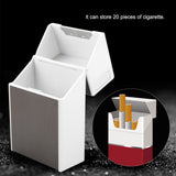 Multifunctional Metal Lightweight Portable Rechargeable Cigarette Lighter Case(Black) In Australia - Darrahopens