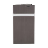 Multifunctional Metal Lightweight Portable Rechargeable Cigarette Lighter Case(Black)