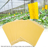 50Pcs Double sided Mosquito Glue Board Traps Pest Sticky Board Fly Insects Catcher Killer