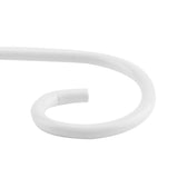 Iron Plant Hanger Wall Hanging Bracket Flower Hook for Home Garden Decoration 30*21cm(White)