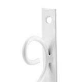 Iron Plant Hanger Wall Hanging Bracket Flower Hook for Home Garden Decoration 30*21cm(White)