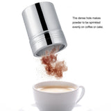 Stainless Steel Cocoa Powder Shaker Chocolate Icing Sugar Shaker Sifter (S)