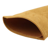 Rose Pruning Gardening Leather Gloves Wearproof Puncture Proof Long Work Glove(Brown M)