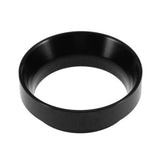 Espresso Dosing Funnel Aluminum Coffee Dosing Ring Replacementfor 58mm Portafilters(Black)