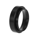Espresso Dosing Funnel Aluminum Coffee Dosing Ring Replacementfor 58mm Portafilters(Black)