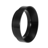 Espresso Dosing Funnel Aluminum Coffee Dosing Ring Replacementfor 58mm Portafilters(Black)