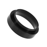 Espresso Dosing Funnel Aluminum Coffee Dosing Ring Replacementfor 58mm Portafilters(Black)